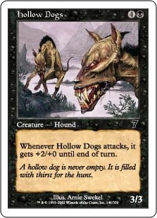 [141]【JP】虚ろの犬/Hollow Dogs【7ED】[C][黒]