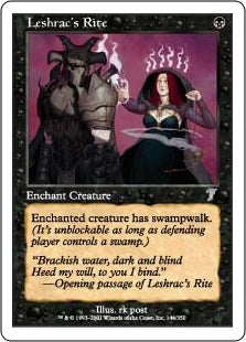 [144]【EN】【FOIL】レシュラックの秘儀/Leshrac's Rite【7ED】[U][黒]