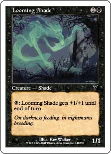 [145]【JP】立ちはだかる影/Looming Shade【7ED】[C][黒]
