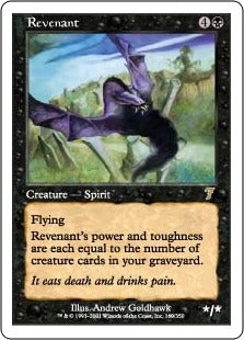 [160]【JP】【FOIL】黄泉からの帰還者/Revenant【7ED】[R][黒]
