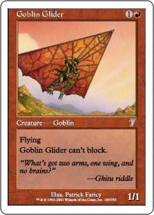 [189]【JP】ゴブリンの滑空者/Goblin Glider【7ED】[U][赤]