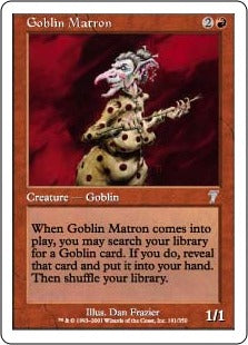 [191]【EN】ゴブリンの女看守/Goblin Matron【7ED】[U][赤]