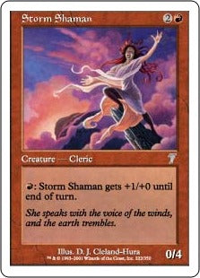 [222]【JP】嵐のシャーマン/Storm Shaman【7ED】[U][赤]