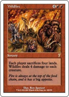 [228]【EN】【FOIL】燎原の火/Wildfire【7ED】[R][赤]