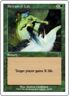 [272]【JP】【FOIL】命の川/Stream of Life【7ED】[C][緑]