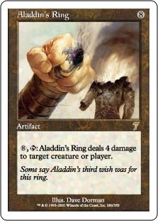 [286]【JP】【FOIL】アラジンの指輪/Aladdin's Ring【7ED】[R][茶]