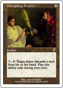 [293]【JP】【FOIL】破裂の王笏/Disrupting Scepter【7ED】[R][茶]