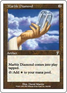 [306]【EN】【FOIL】乳白色のダイアモンド/Marble Diamond【7ED】[U][茶]
