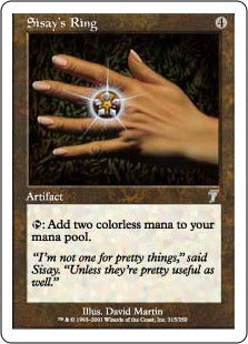 [315]【JP】シッセイの指輪/Sisay's Ring【7ED】[U][茶]