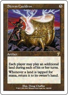 [320]【JP】【FOIL】嵐の大釜/Storm Cauldron【7ED】[R][茶]