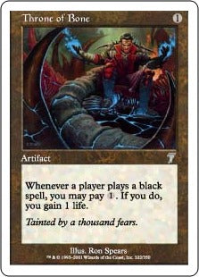 [322]【EN】【FOIL】骨の玉座/Throne of Bone【7ED】[U][茶]