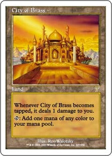 [327]【EN】【FOIL】真鍮の都/City of Brass【7ED】[R][土地]