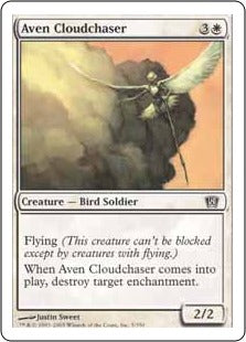 [005]【EN】雲を追うエイヴン/Aven Cloudchaser【8ED】[C][白]