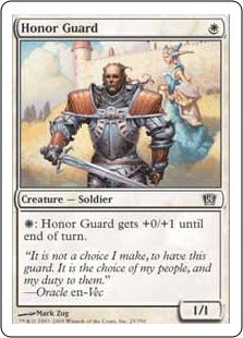[026]【EN】【FOIL】儀仗兵/Honor Guard【8ED】[C][白]