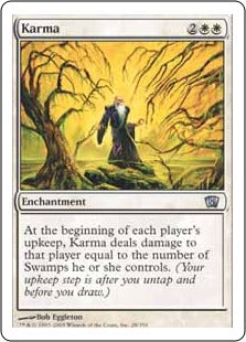 [029]【EN】【FOIL】因果応報/Karma【8ED】[U][白]