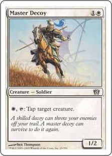 [030]【JP】【FOIL】おとりの達人/Master Decoy【8ED】[C][白]