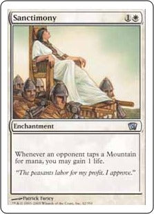 [043]【EN】【FOIL】偽の信心/Sanctimony【8ED】[U][白]