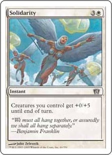 [047]【JP】【FOIL】結束/Solidarity【8ED】[C][白]