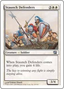 [050]【JP】【FOIL】堅牢な防衛隊/Staunch Defenders【8ED】[U][白]