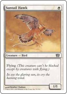 [052]【EN】陽光尾の鷹/Suntail Hawk【8ED】[C][白]
