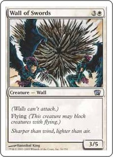 [058]【JP】【FOIL】剣の壁/Wall of Swords【8ED】[U][白]