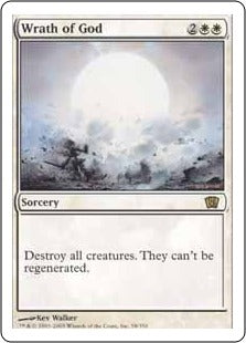 [060]【EN】【FOIL】神の怒り/Wrath of God【8ED】[R][白]