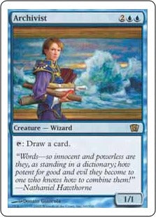 [062]【JP】【FOIL】文書管理人/Archivist【8ED】[R][青]