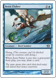 [063]【EN】エイヴンの魚捕り/Aven Fisher【8ED】[C][青]