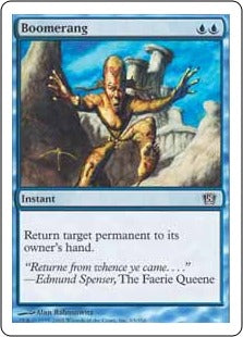 [065]【EN】【FOIL】ブーメラン/Boomerang【8ED】[C][青]