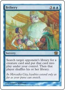 [066]【JP】【FOIL】袖の下/Bribery【8ED】[R][青]