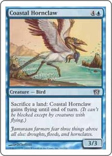 [068]【EN】【FOIL】沿岸の角爪鳥/Coastal Hornclaw【8ED】[C][青]