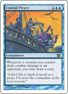 [069]【JP】【FOIL】沿岸の海賊行為/Coastal Piracy【8ED】[R][青]