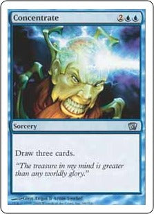 [070]【JP】【FOIL】集中/Concentrate【8ED】[U][青]