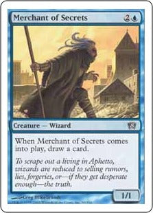 [093]【EN】秘密の商人/Merchant of Secrets【8ED】[C][青]