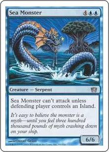 [103]【EN】【FOIL】シー・モンスター/Sea Monster【8ED】[C][青]