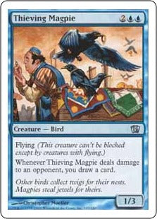 [111]【EN】泥棒カササギ/Thieving Magpie【8ED】[U][青]