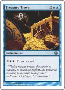 [114]【JP】貴重な収集品/Treasure Trove【8ED】[U][青]
