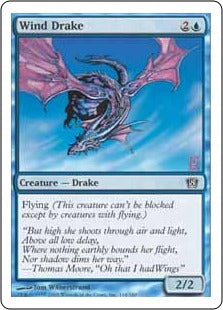 [119]【EN】風のドレイク/Wind Drake【8ED】[C][青]