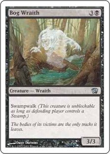 [125]【JP】【FOIL】沼の悪霊/Bog Wraith【8ED】[U][黒]