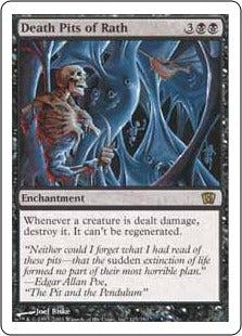 [130]【EN】【FOIL】ラースの死の奈落/Death Pits of Rath【8ED】[R][黒]