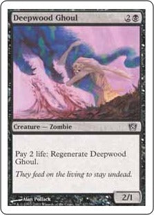 [132]【EN】【FOIL】ディープウッドの食屍鬼/Deepwood Ghoul【8ED】[C][黒]
