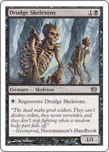 [134]【JP】【FOIL】蠢く骸骨/Drudge Skeletons【8ED】[C][黒]