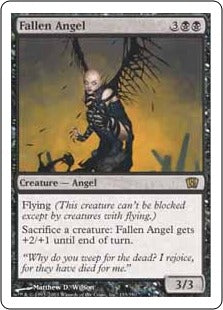 [138]【EN】堕天使/Fallen Angel【8ED】[R][黒]