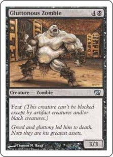 [141]【JP】暴食するゾンビ/Gluttonous Zombie【8ED】[U][黒]