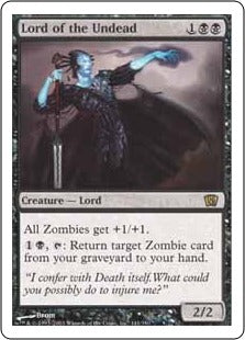 [146]【JP】【FOIL】アンデッドの王/Lord of the Undead【8ED】[R][黒]
