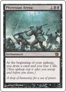 [157]【EN】ファイレクシアの闘技場/Phyrexian Arena【8ED】[R][黒]