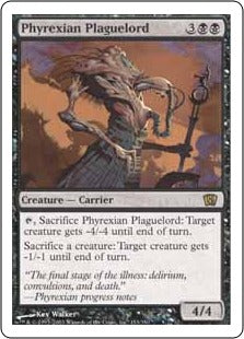[158]【JP】【FOIL】ファイレクシアの疫病王/Phyrexian Plaguelord【8ED】[R][黒]