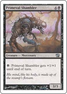 [161]【JP】原始のシャンブラー/Primeval Shambler【8ED】[U][黒]
