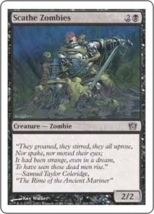[165]【EN】スケイズ・ゾンビ/Scathe Zombies【8ED】[C][黒]