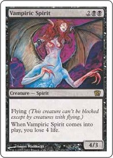 [175]【EN】吸血のスピリット/Vampiric Spirit【8ED】[R][黒]